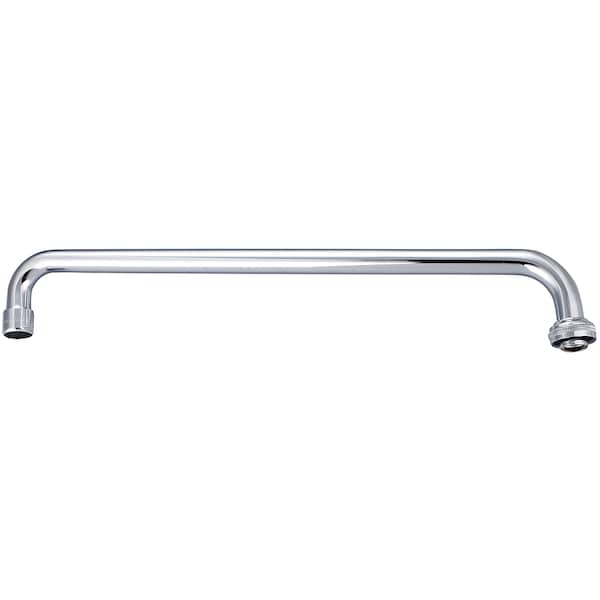 Central Brass 16" Swivel Tube Spout With Aerator, Polished Chrome CS-22004 - main